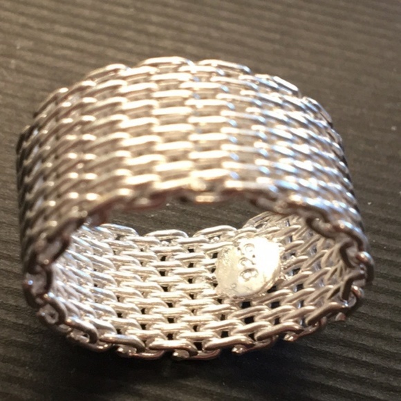 925 mesh ring - Picture 1 of 3